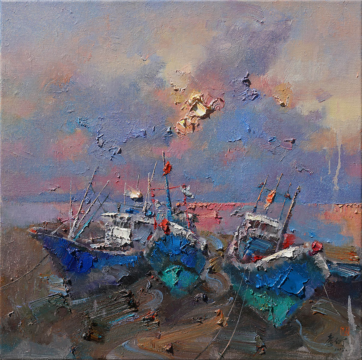 《渔舟唱晚No.3》