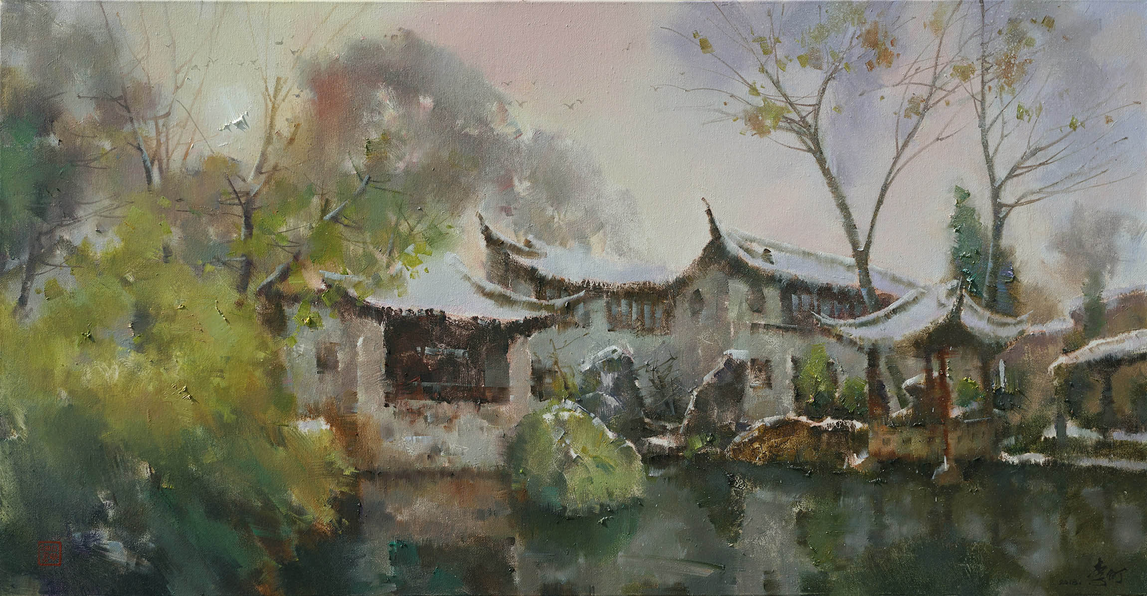 《雪后初晴》